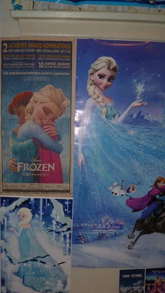 Frozen posters